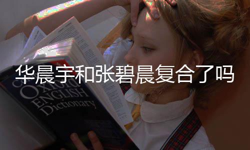 女生吗 张碧华晨合了华晨回家宇和宇与晨复牵手