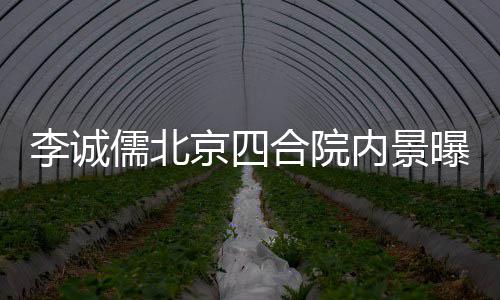 内景吐槽京四 被不大儒北网友合院曝光李诚格局