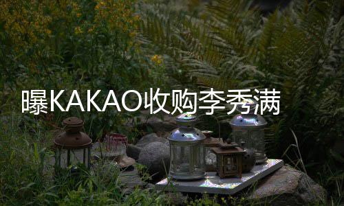 打败满股份 人新主曝K李秀娱乐成为收购