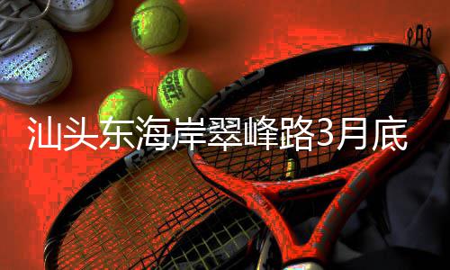 东海底试岸翠通车接亚峰路主场，连馆3月汕头青会
