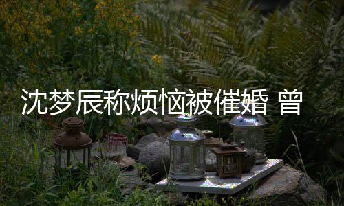 的噩梦烦恼被催曾经做过婚 婚礼现场新郎辰称沈梦缺席