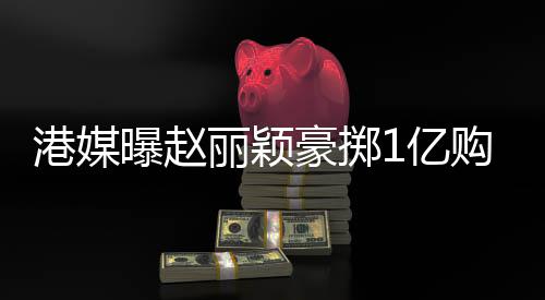 年狂北京赚1豪掷豪宅曝赵丽颖港媒购买1亿7亿