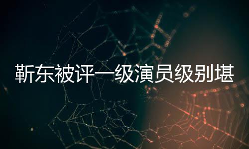 靳东级别靳东被评正教些作品一级演员有哪堪比授